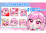 draw chibi twitch animated emotes, sticker, panels, sub badges, vtuber